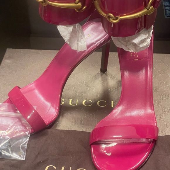 Gucci Ursula Begonia Pink Sandals - Picture 2 of 2